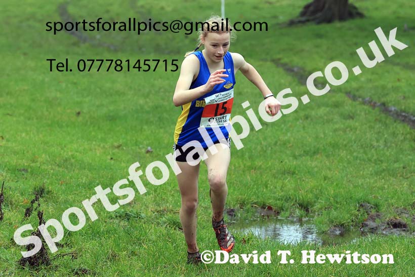 Girls under-13s 2023 NECAA Cross Country Relays, Thornley Hall Farm, Peterlee, County Durham. Photo: David T. Hewitson/Sports for All Pics